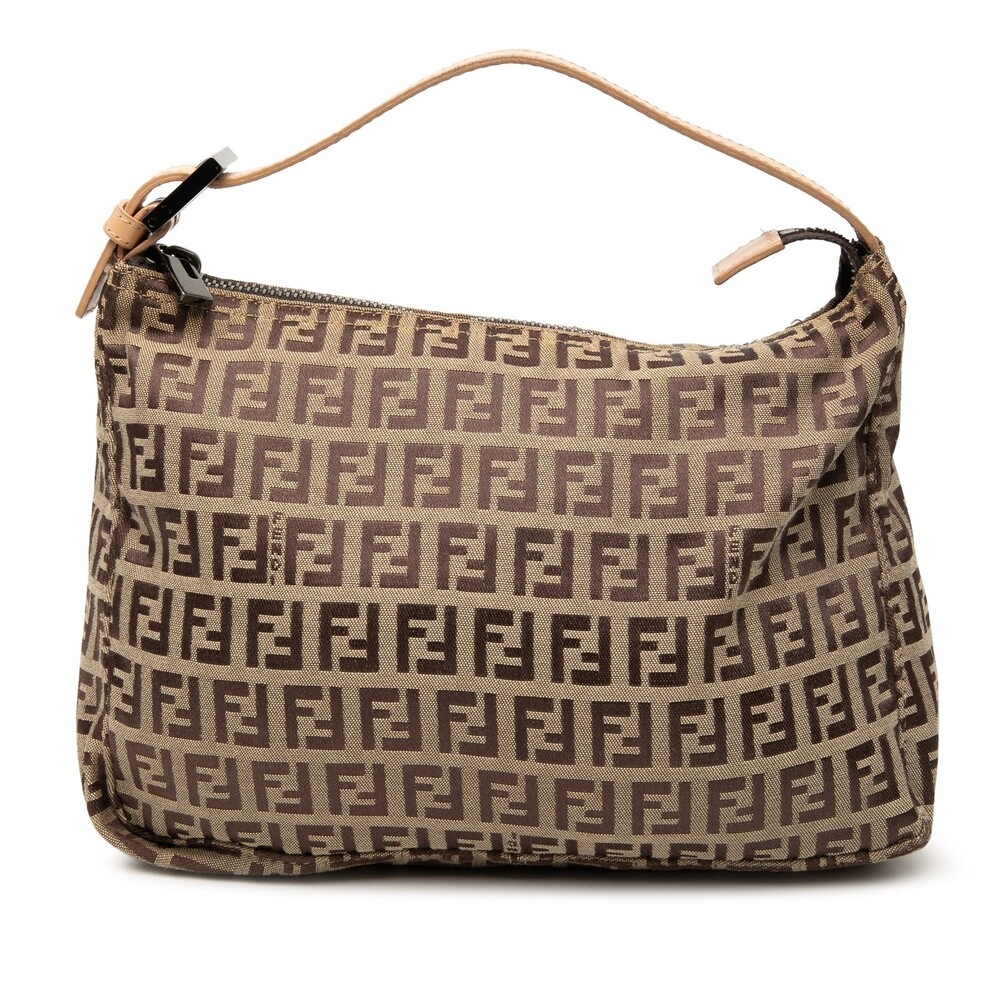 Fendi Zucchino Canvas Handbag Pre-Loved #316365F59B